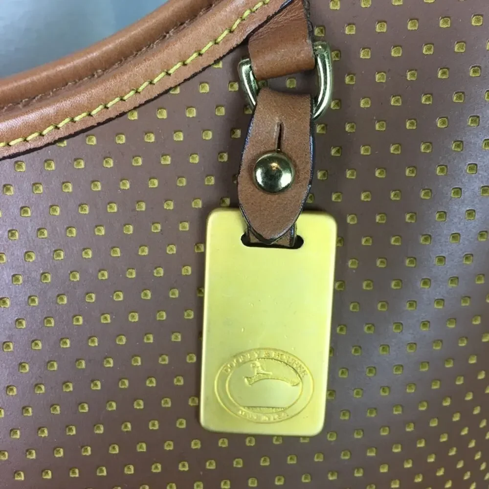 Dooney & Bourke Brown Cabrio Leather Large Hobo Bag